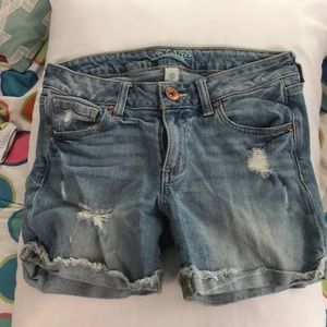 Ripped Jean shorts